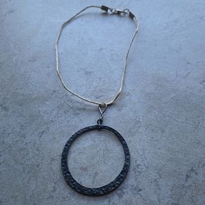 925 Sterling Silver O-Ring Hemp Choker